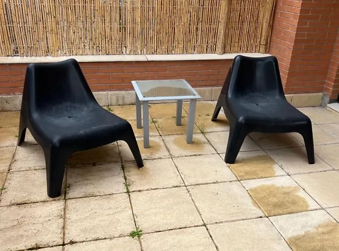 En Con Amplia Y Soleada Terraza Lägenhet *